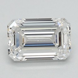 Diament laboratoryjny bezbarwny szlif szmaragdowy, 1.02ct, VVS2, E, IGI LG723515896