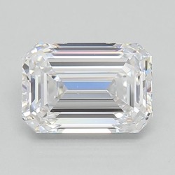 Diament laboratoryjny bezbarwny szlif szmaragdowy, 0.95ct, VVS2, D, IGI LG620461458