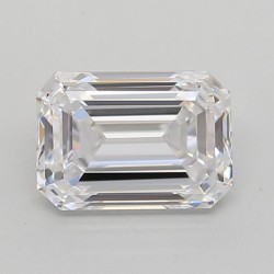 Diament laboratoryjny bezbarwny szlif szmaragdowy, 0.92ct, VVS2, D, IGI LG618402075