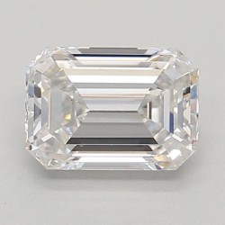 Diament laboratoryjny bezbarwny szlif szmaragdowy, 0.93ct, VVS2, E, IGI LG620461460