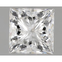 Diament laboratoryjny bezbarwny szlif princess, 3ct, VVS2, F, IGI LG735542255
