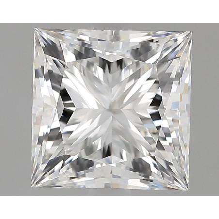 Diament laboratoryjny bezbarwny szlif princess, 3ct, VVS2, F, IGI LG735542255