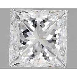 Diament laboratoryjny bezbarwny szlif princess, 2.55ct, VVS2, E, IGI LG734527332