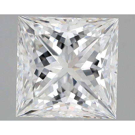 Diament laboratoryjny bezbarwny szlif princess, 2.55ct, VVS2, E, IGI LG734527332