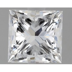 Diament laboratoryjny bezbarwny szlif princess, 1.5ct, VVS2, E, IGI LG735599533
