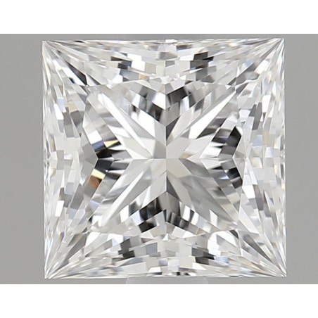 Diament laboratoryjny bezbarwny szlif princess, 1.52ct, VVS2, E, IGI LG732559516