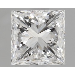 Diament laboratoryjny bezbarwny szlif princess, 1.26ct, VVS2, F, IGI LG729501632