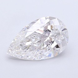 Diament laboratoryjny bezbarwny szlif gruszkowy, 1.4ct, VVS2, D, IGI LG727542921