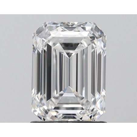 Diament laboratoryjny bezbarwny szlif szmaragdowy, 1.62ct, VVS2, E, IGI LG673407022