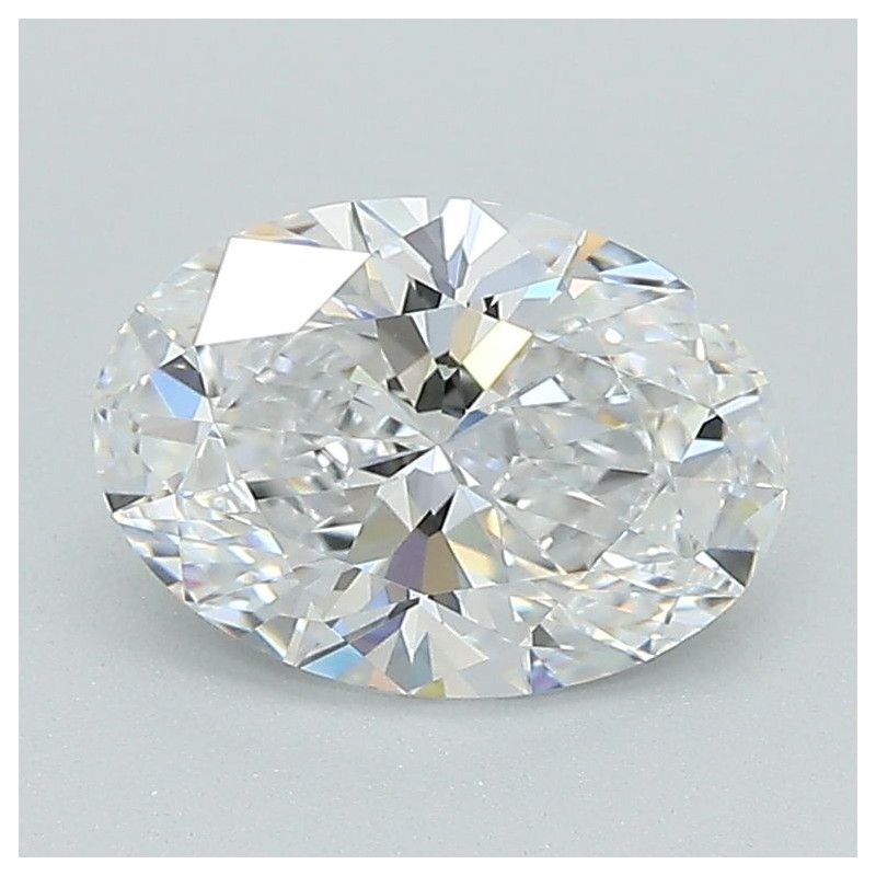 Diament laboratoryjny bezbarwny szlif owalny, 1.36ct, VVS2, D, IGI LG610316601