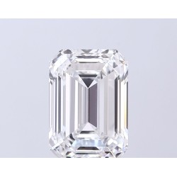 Diament laboratoryjny bezbarwny szlif szmaragdowy, 2.08ct, VVS1, F, IGI LG696556998