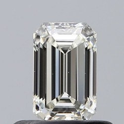 Diament szlif szmaragdowy, 0.5ct, VVS1, I, GIA 6535890506