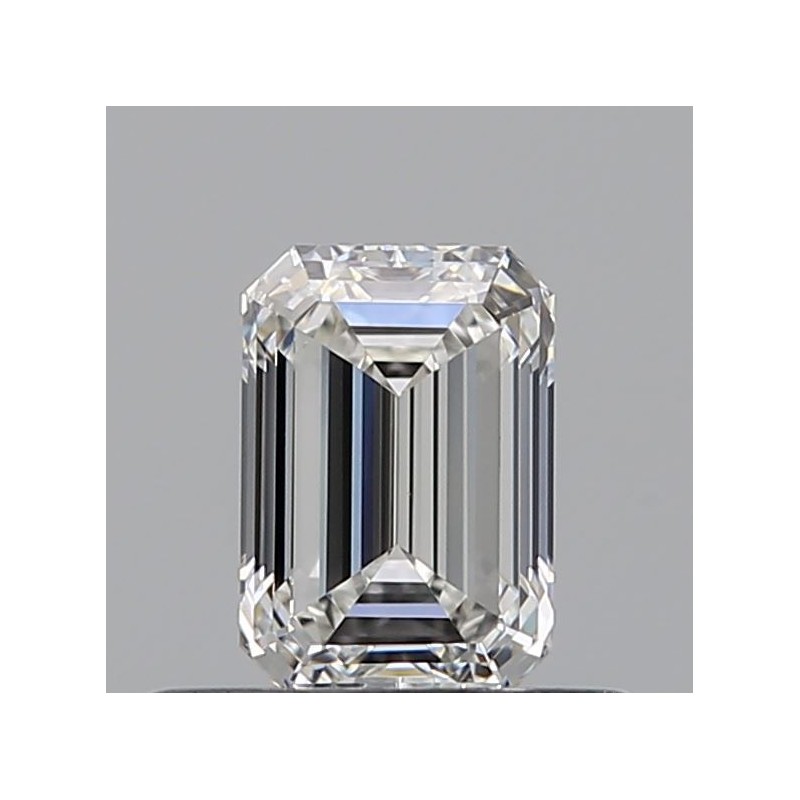 Diament szlif szmaragdowy, 0.5ct, VS2, H, GIA 7536890898