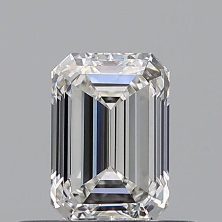 Diament szlif szmaragdowy, 0.5ct, VS2, H, GIA 7536890898
