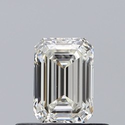 Diament szlif szmaragdowy, 0.51ct, VS1, H, GIA 6532721785