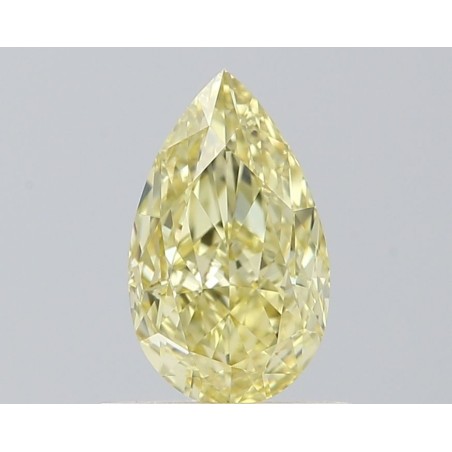 Diament o barwie fantazyjnej szlif gruszkowy, 0.69ct, VVS1, Fancy Yellow, GIA 1523167626