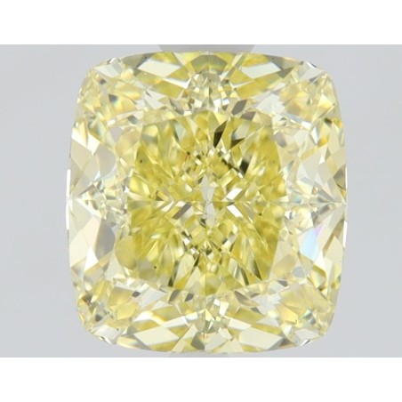 Diament o barwie fantazyjnej szlif poduszkowy brylantowy, 1.33ct, VS2, Fancy Intense  Yellow, GIA 5221907548