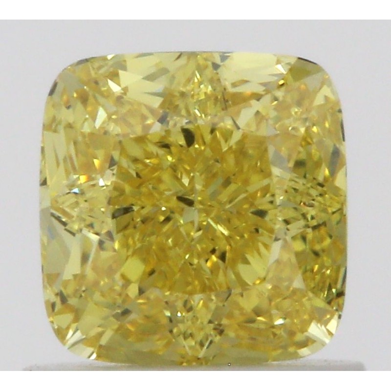 Diament o barwie fantazyjnej szlif poduszkowy brylantowy, 1ct, VS2, Fancy Vivid Yellow, GIA 5222907544 Diament o barwie fantazyjnej szlif poduszkowy brylantowy, 1ct, VS2, Fancy Vivid Yellow, GIA 5222907544