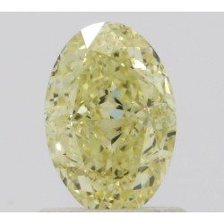 Diament o barwie fantazyjnej szlif owalny, 1ct, VVS2, Fancy  Yellow, GIA 2225901644