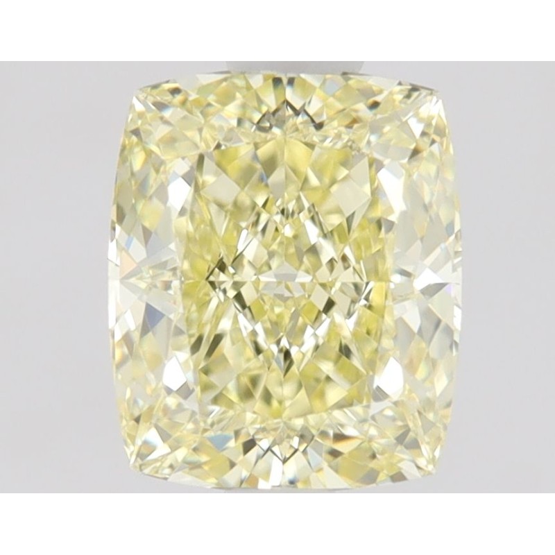 Diament o barwie fantazyjnej szlif poduszkowy brylantowy, 1ct, VVS2, Fancy  Yellow, GIA 5221907511