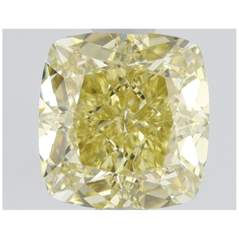 Diament o barwie fantazyjnej szlif poduszkowy brylantowy, 1ct, VS2, Fancy Brownish Yellow, GIA 2225907574