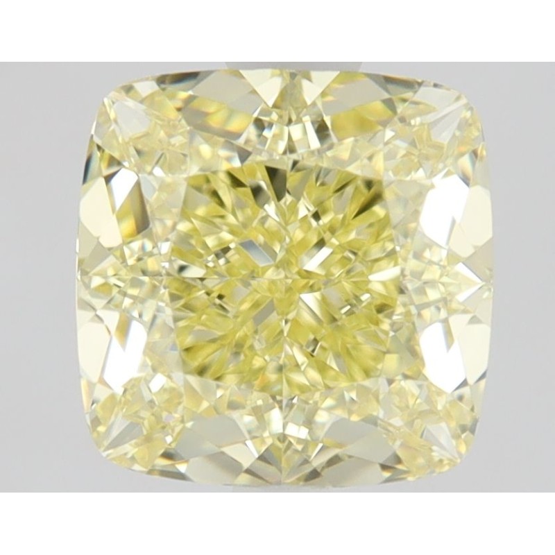 Diament o barwie fantazyjnej szlif poduszkowy brylantowy, 1.38ct, VVS2, Fancy Intense  Yellow, GIA 5222901653