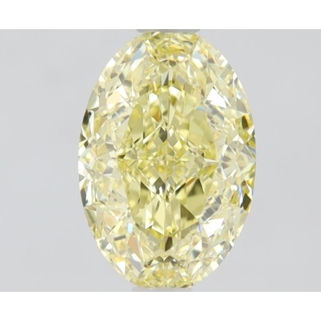 Diament o barwie fantazyjnej szlif owalny, 1.12ct, VS1, Fancy Intense Yellow, GIA 2464448960