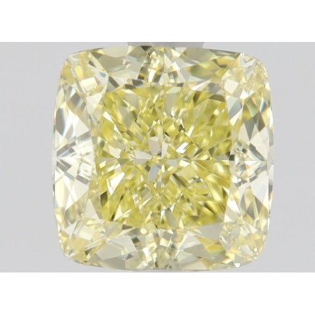 Diament o barwie fantazyjnej szlif poduszkowy brylantowy, 1ct, VS1, Fancy Intense Yellow, GIA 2225962497