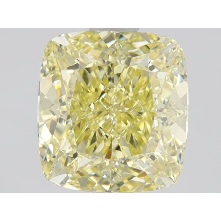 Diament o barwie fantazyjnej szlif poduszkowy brylantowy, 1.23ct, VVS2, Fancy Yellow, GIA 2225962672