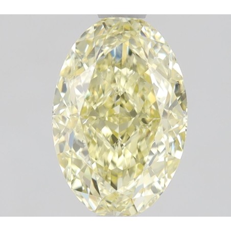 Diament o barwie fantazyjnej szlif owalny, 1.1ct, SI2, Fancy Yellow, GIA 1226962741