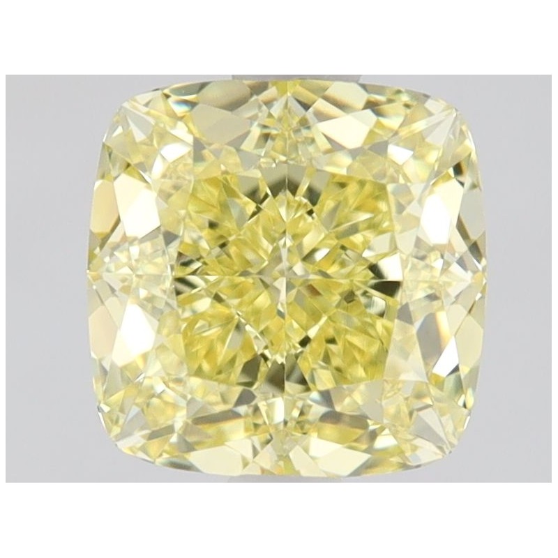 Diament o barwie fantazyjnej szlif poduszkowy brylantowy, 1.12ct, VS1, Fancy Intense  Yellow, GIA 5222962501