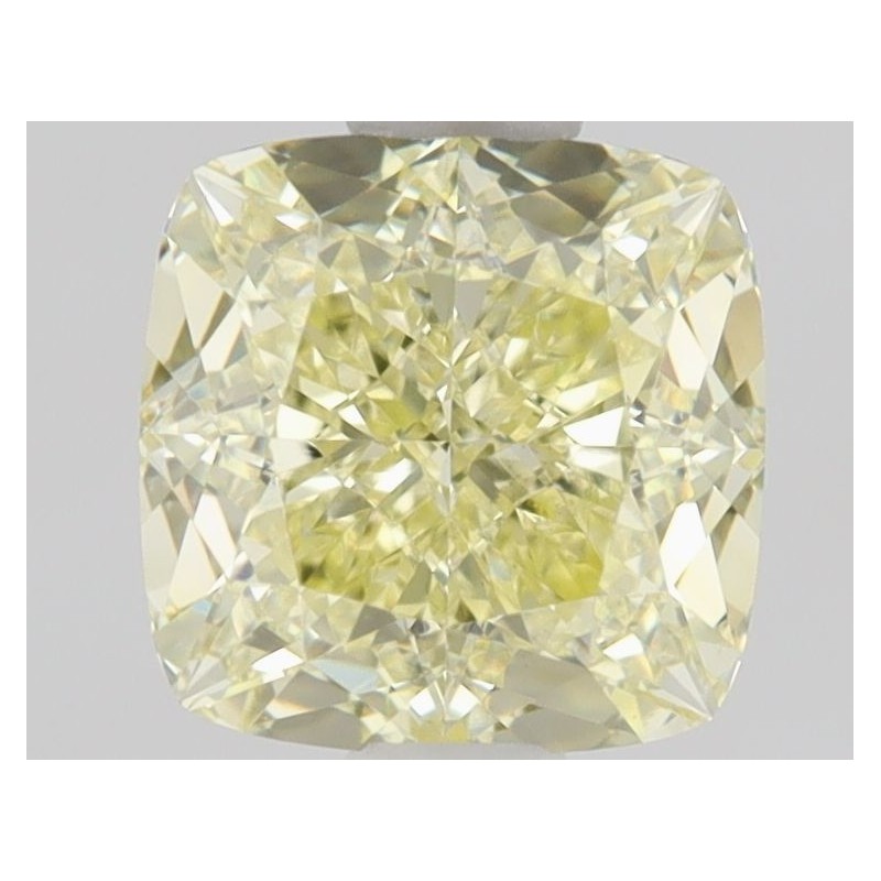 Diament o barwie fantazyjnej szlif poduszkowy brylantowy, 1ct, VS1, Fancy  Yellow, GIA 2467730125