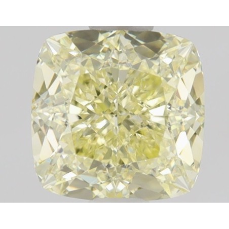 Diament o barwie fantazyjnej szlif poduszkowy brylantowy, 1ct, VS1, Fancy Yellow, GIA 2467730125