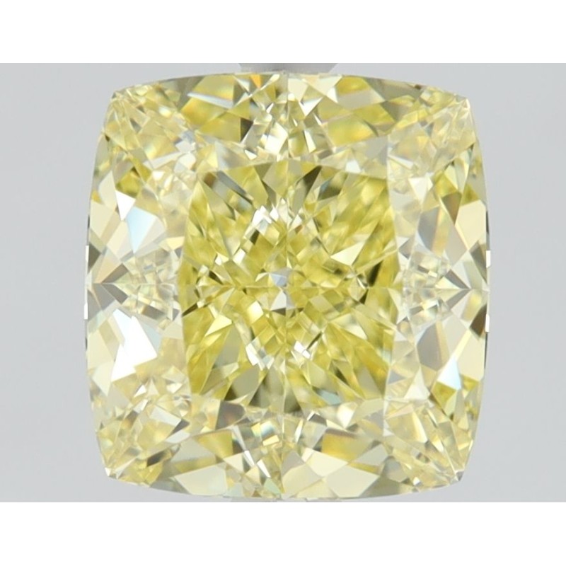 Diament o barwie fantazyjnej szlif poduszkowy brylantowy, 1.35ct, VS2, Fancy Intense  Yellow, GIA 1469449872