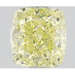 Diament o barwie fantazyjnej szlif poduszkowy brylantowy, 1.11ct, VVS2, Fancy Yellow, GIA 7463506495