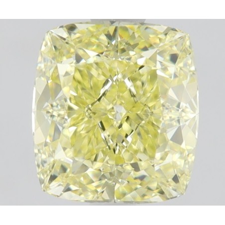 Diament o barwie fantazyjnej szlif poduszkowy brylantowy, 1.11ct, VVS2, Fancy Yellow, GIA 7463506495