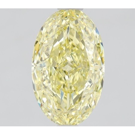 Diament o barwie fantazyjnej szlif owalny, 1.11ct, VS2, Fancy Intense  Yellow, GIA 2225962496