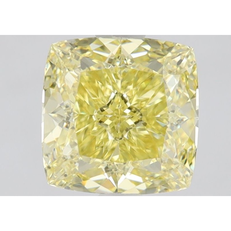 Diament o barwie fantazyjnej szlif poduszkowy brylantowy, 1.1ct, VVS2, Fancy Intense  Yellow, GIA 6224962670