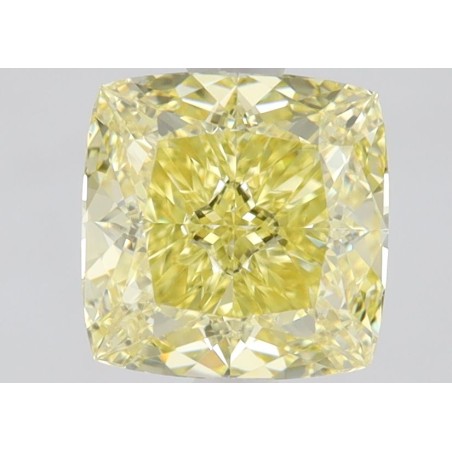 Diament o barwie fantazyjnej szlif poduszkowy brylantowy, 1.1ct, VVS2, Fancy Intense  Yellow, GIA 6224962670
