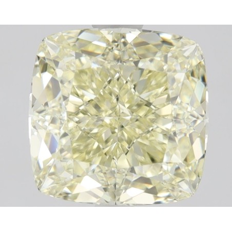 Diament o barwie fantazyjnej szlif poduszkowy brylantowy, 1.73ct, VVS1, Fancy Light  Yellow, GIA 2464730112