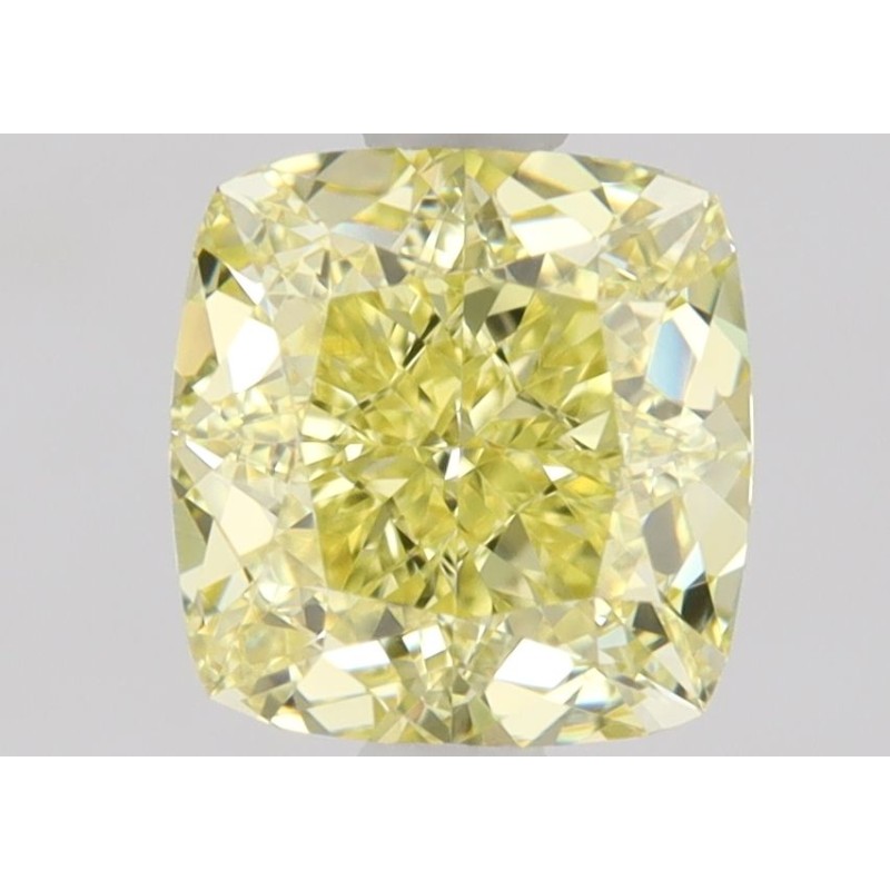 Diament o barwie fantazyjnej szlif poduszkowy brylantowy, 1.01ct, VVS1, Fancy Yellow, GIA 6462506518 Diament o barwie fantazyjnej szlif poduszkowy brylantowy, 1.01ct, VVS1, Fancy Yellow, GIA 6462506518