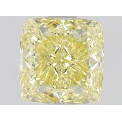 Diament o barwie fantazyjnej szlif poduszkowy brylantowy, 1.01ct, VS2, Fancy  Yellow, GIA 7463506477