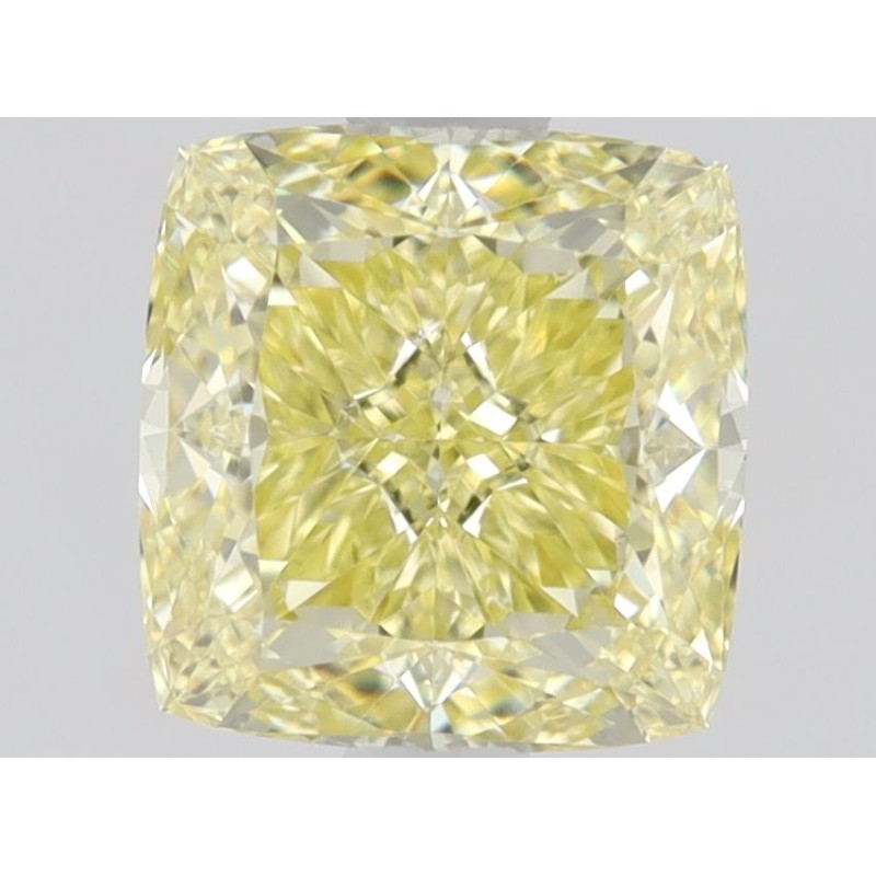 Diament o barwie fantazyjnej szlif poduszkowy brylantowy, 1.01ct, VS2, Fancy Yellow, GIA 7463506477 Diament o barwie fantazyjnej szlif poduszkowy brylantowy, 1.01ct, VS2, Fancy Yellow, GIA 7463506477