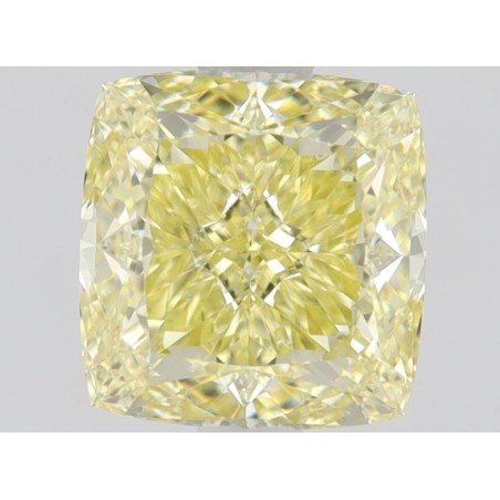 Diament o barwie fantazyjnej szlif poduszkowy brylantowy, 1.01ct, VS2, Fancy  Yellow, GIA 7463506477