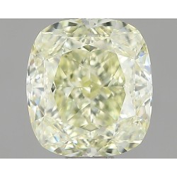 Diament o barwie fantazyjnej szlif poduszkowy brylantowy, 1.02ct, VS2, Yellow, GIA 6502519944
