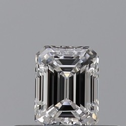 Diament szlif szmaragdowy, 0.33ct, VS1, E, GIA 7521133144