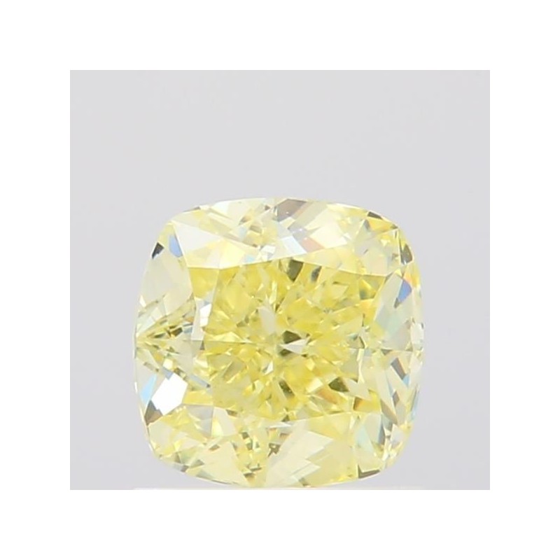 Diament o barwie fantazyjnej szlif poduszkowy modyfikowany, 1.01ct, VVS2, Fancy Light Yellow, GIA 2527221681 Diament o barwie fantazyjnej szlif poduszkowy modyfikowany, 1.01ct, VVS2, Fancy Light Yellow, GIA 2527221681