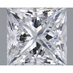 Diament laboratoryjny bezbarwny szlif princess, 1.22ct, VVS1, D, IGI LG741525647