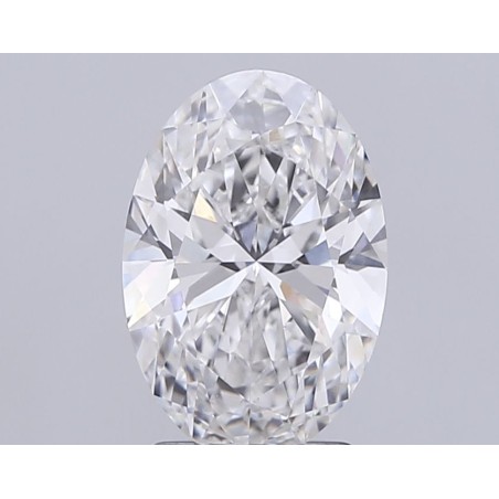 Diament laboratoryjny bezbarwny szlif owalny, 2.73ct, VVS2, E, IGI LG743569922
