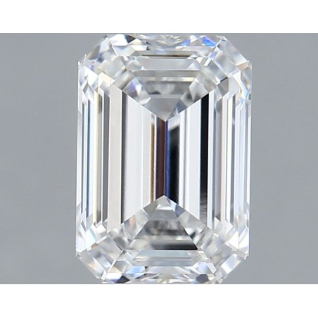 Diament laboratoryjny bezbarwny szlif szmaragdowy, 1.54ct, VVS2, E, IGI LG743511842